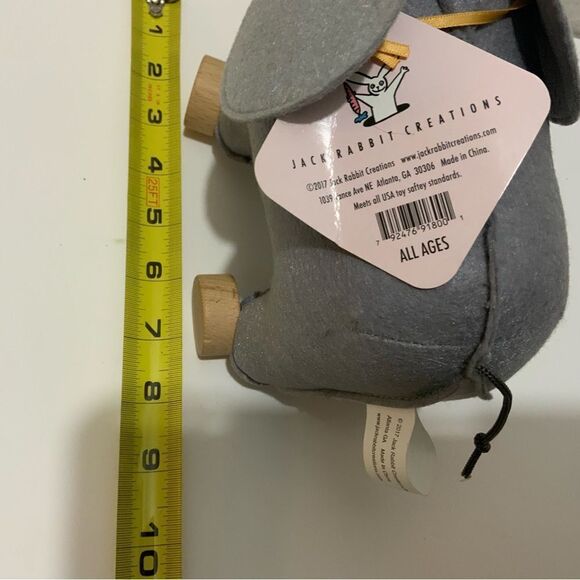 Jack Rabbit Creations - elephant 8"  stuffed toy NWT - Picture 6 of 10